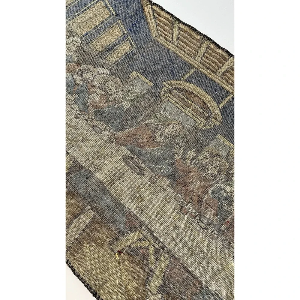 The Last‎ Supper by Leonardo Da Vinci Plush Tapestry Textile Wall Art Rug